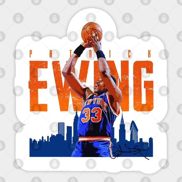 Patrick Ewing Sticker by Juantamad